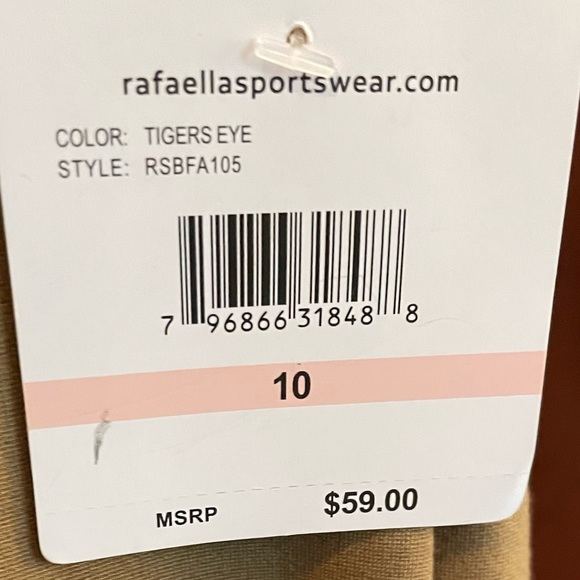 Rafaella Tigers Eye Pull on Curvy Fit Slim Leg Pants - Picture 11 of 11